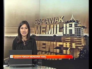24,604 pemilih mengundi awal