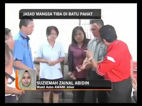 Nahas Chiang Mai : Jasad mangsa tiba di Batu Pahat