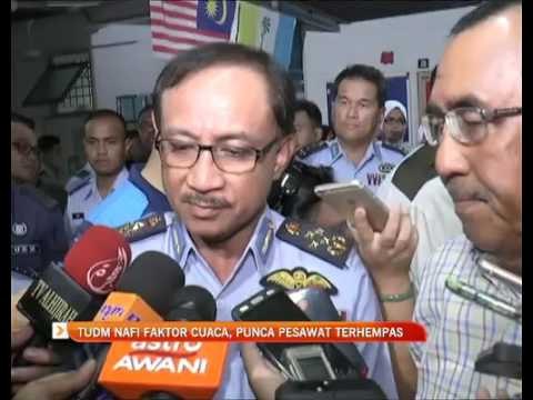 TUDM nafi faktor cuaca, punca pesawat terhempas