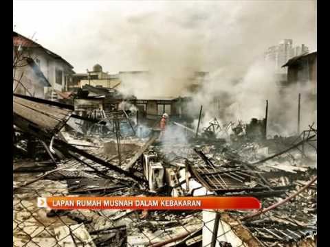 Lapan rumah musnah dalam kebakaran