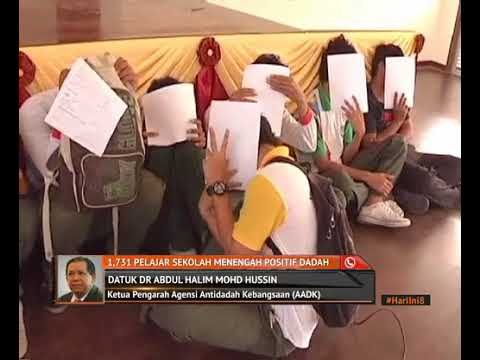 1,731 pelajar sekolah menengah positif dadah