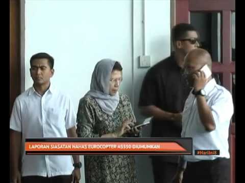 Laporan siasatan nahas Eurocopter AS350 diumumkan
