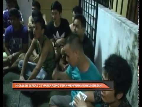 Jabatan Imigresen berkas 28 warga asing tidak mempunyai dokumen sah