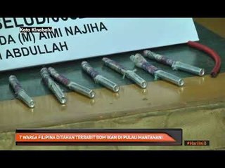 7 warga Filipina ditahan terbabit bom ikan di Pulau Mantanani