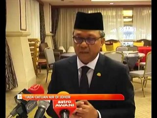 Tiada catuan air di Johor