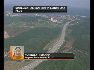 Maklumat aliran trafik Lebuhraya PLUS