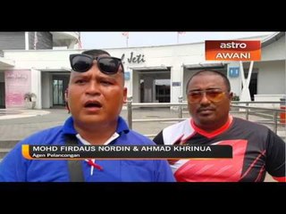 Peniaga di Jeti Lumut harap jerebu segera berakhir