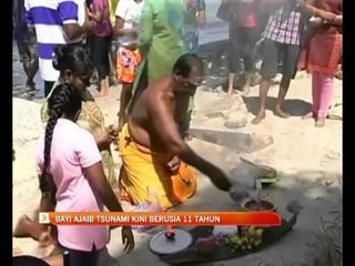 Bayi ajaib Tsunami kini berusia 11 tahun