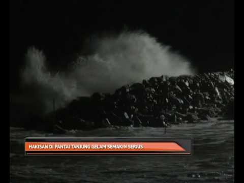 Hakisan di Pantai Tanjung Gelam semakin serius
