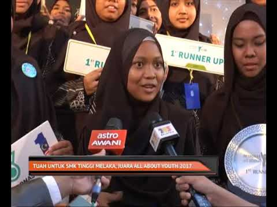 Tuah untuk SMK Tinggi Melaka, juara All About Youth 2017