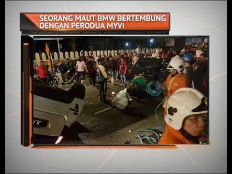 Seorang maut BMW bertembung dengan Perodua Myvi