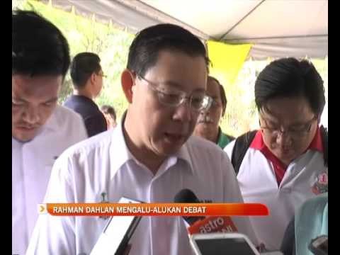 Rahman Dahlan mengalu-alukan debat