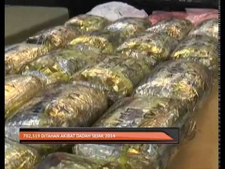 702,319 ditahan akibat dadah sejak 2014