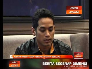Khairy Jamaluddin harap tiada perkara buruk berlaku