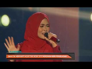 Download Video: Dikritik menyanyi acuh tak acuh, Siti Nordiana beri penjelasan