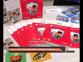 Program pencegahan kebakaran diperkenal di sekolah