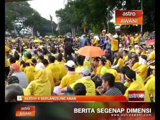 BERSIH 4.0 berlangsung dengan aman