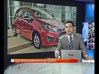 Duit BR1M bukan untuk beli kereta