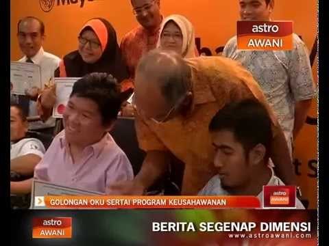 Golongan OKU sertai program keusahawanan