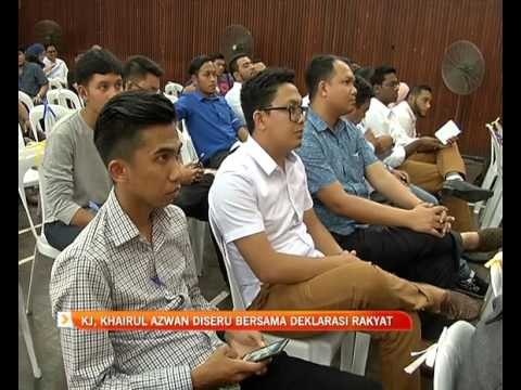 KJ, Khairul Azwan diseru bersama Deklarasi Rakyat