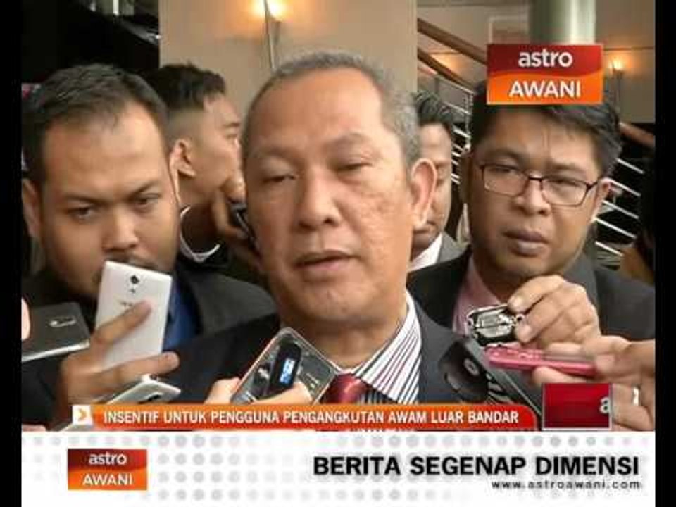 Insentif untuk pengguna pengangkutan awam luar bandar