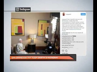 Gaya berpakaian Vivy Yusof dikritik di Instagram