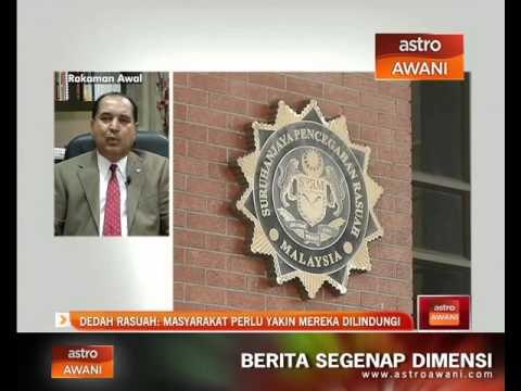 Dedah rasuah: Masyarakat perlu yakin mereka dilindungi