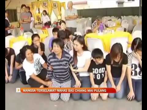 Mangsa terselamat nahas bas Chiang Mai pulang