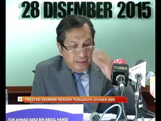 Prestasi ekonomi rendah pengaruh dividen ASN