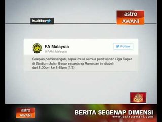 Download Video: FAM jelas isu sepak mula selepas berbuka di Singapura