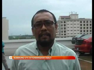 Bumbung UTC diterbangkan ribut