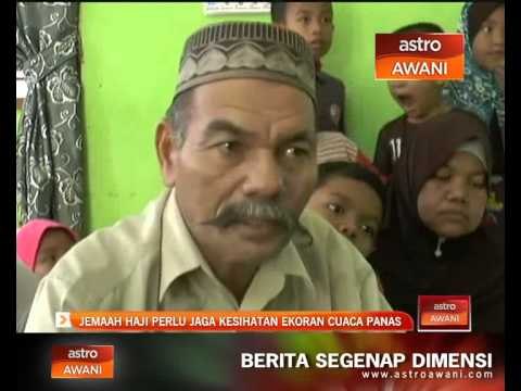 Jemaah haji perlu jaga kesihatan ekoran cuaca panas