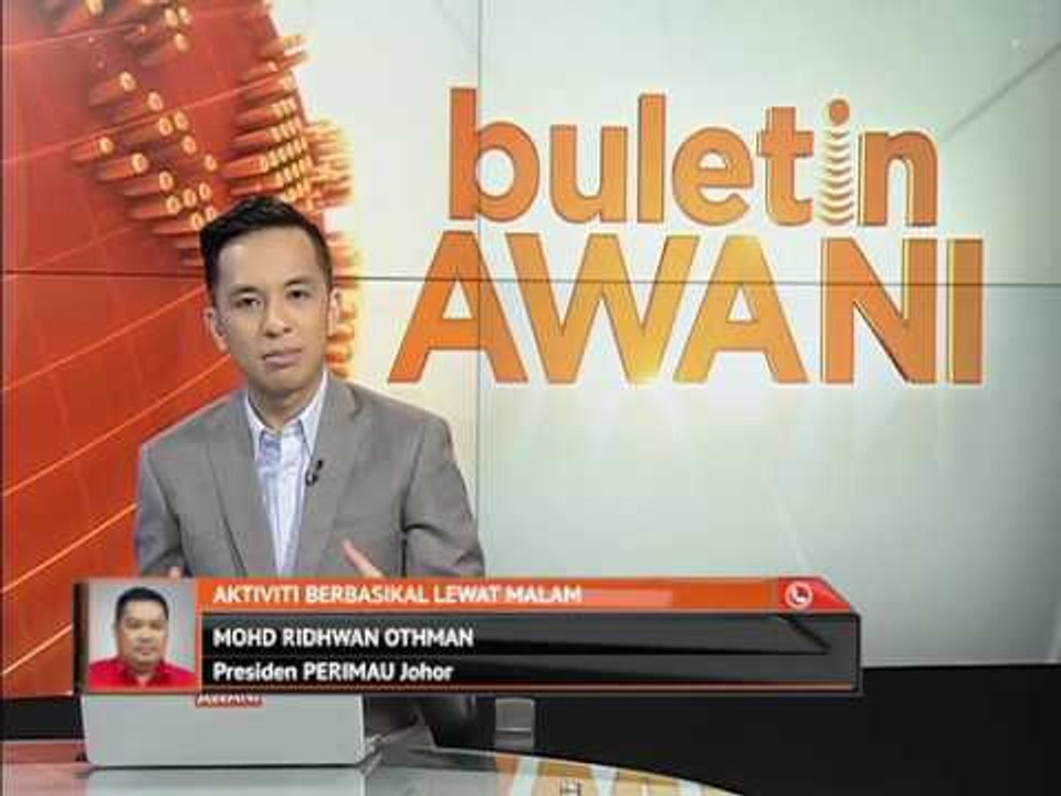 Aktiviti berbasikal lewat malam