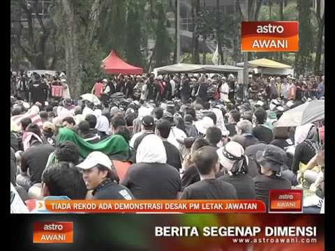 Tiada rekod ada demonstrasi desak PM letak jawatan