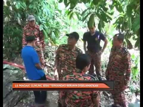 18 pendaki gunung Jerai terkandas berjaya diselamatkan