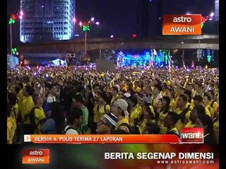 Descargar video: Bersih 4.0: Polis terima 27 laporan