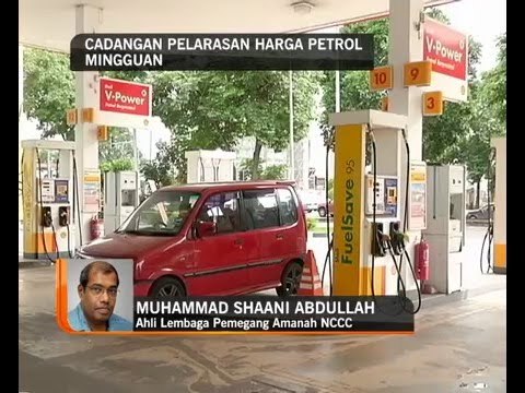 Cadangan pelarasan harga petrol mingguan