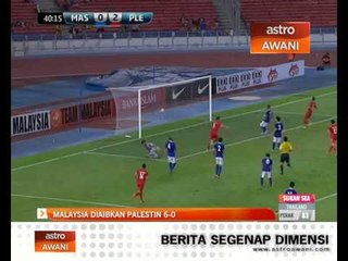 Malaysia diaibkan Palestin 6-0