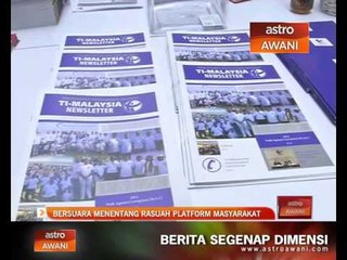 Bersuara menentang rasuah dari platform masyarakat