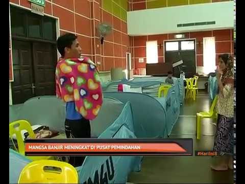 Mangsa banjir meningkat di pusat pemindahan