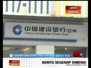 Diambang kemelesetan, China tidak ambil langkah tegas