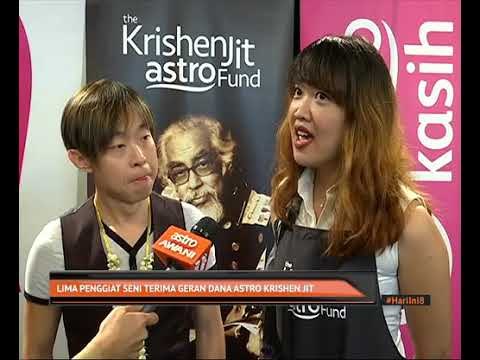 Lima penggiat seni terima geran dana Astro Krishen Jit
