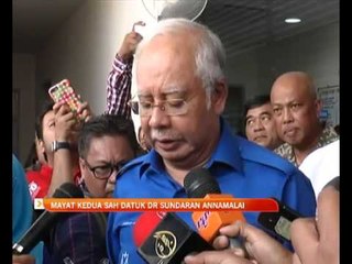 Mayat kedua sah Datuk Dr Sundaran Annamalai