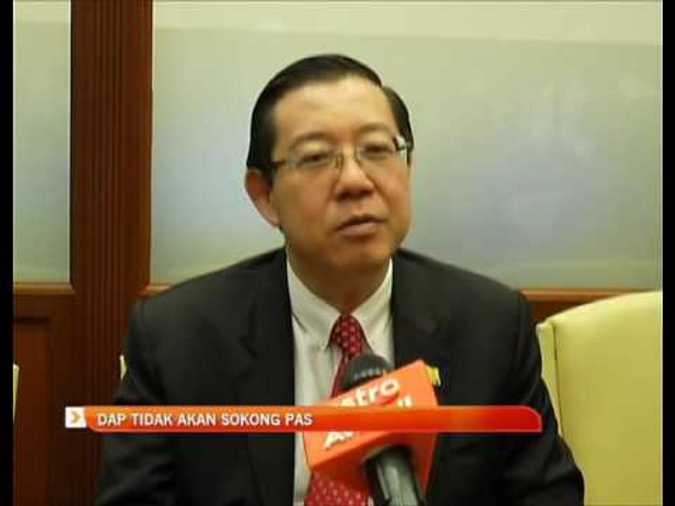 DAP tidak akan sokong PAS