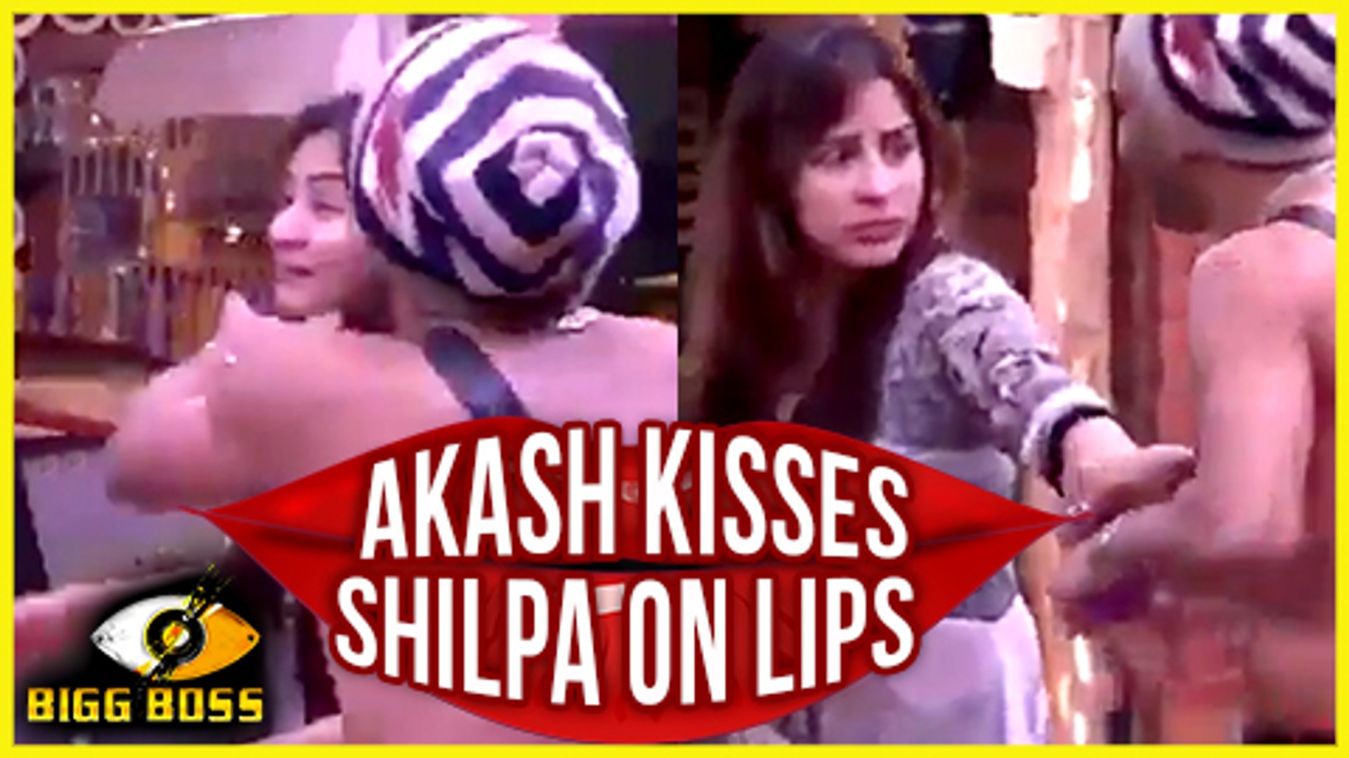 Shilpa shinde kiss