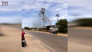 Shocking Windmill Fails  Windmill Crash [TNT Channel]-G_vuGC2eCEo