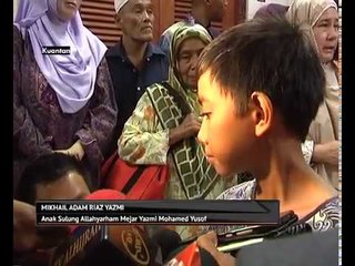 Ayah janji nak belikan baju raya - Anak sulung Mejar Yazmi