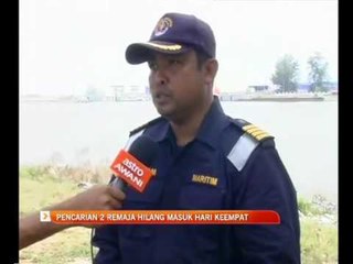 Pencarian dua remaja hilang masuk hari keempat