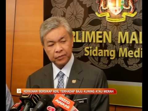 Kerajaan bersikap adil terhadap Baju Kuning atau Baju Merah