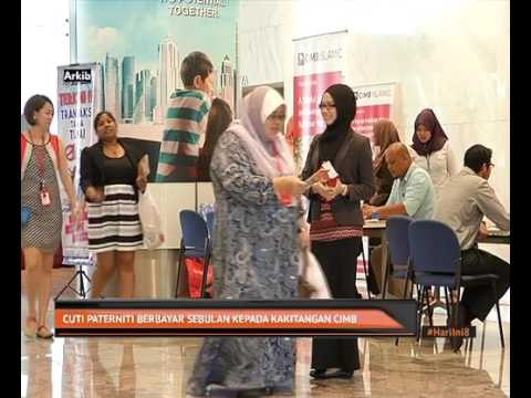 Cuti paterniti berbayar sebulan kepada kakitangan CIMB
